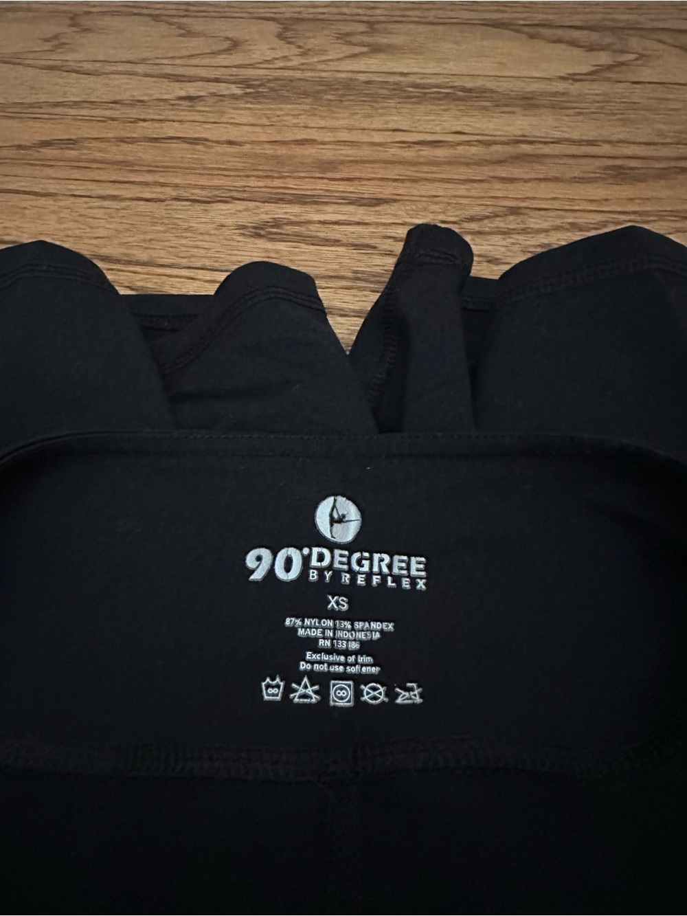 90 Degree By Reflex Black Yoga Shorts - XS - Picture 4 of 7